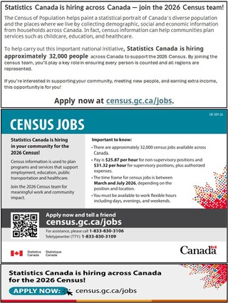 Statistics Canada Census Jobs